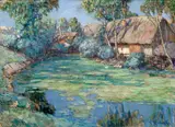 Vaclav Radimsky, House by a Pond