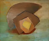 Jiří John, Crystal, 1960s, oil on canvas