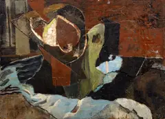 Bohumil Eliáš, Still Life with Fruit, 1962, oil on wood panel