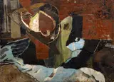Bohumil Eliáš, Still Life with Fruit, 1962, oil on wood panel