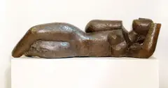 Miloslav Chlupáč, Lying Figure, 1999, bronze
