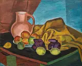 Bohumil Kubišta, Still Life With Lemons, 1909, oil on canvas