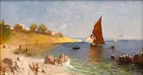 Václav Jansa, Dalmatia, between 1905–1910, oil on canvas laid down on cardboard