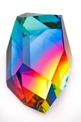 Lukáš Novák, Pretty Mirage, 2022, cut optical glass