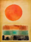 Ota Janeček, Sun, 1983, oil on canvas
