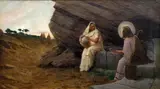 Antonín Hudeček, Christ and the Woman of Samaria at the Well