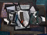 Emil Filla, Still Life with Fish, 1927, oil on canvas