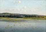 Antonín Chittussi, Lásenice Pond I, 1886, oil on canvas