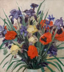 Max Švabinský, Bouquet, 1923, oil on canvas