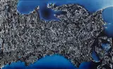 Bohdan Kopecký, A Tribute to the Light, 1976, mixed media (oil, carborundum dust) on canvas