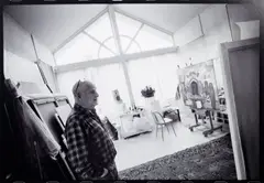 Jaroslav Brabec, Theodor Pištěk in His Studio, 2015, digital photograph on paper