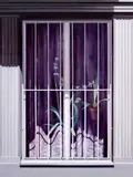 Martin Herold, Window, 2023, oil on metal plate