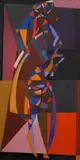 Bohumír Matal, Postava, 1985, oil on canvas