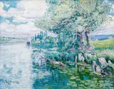 Vaclav Radimsky, Le Goulet from the Seine