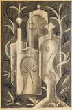 Jan Zrzavý, Illustrations for Jaroslav Bednář's collection of poems "Star Wanderings