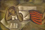Miloslav Chlupáč, Reader, 1945, oil on canvas