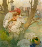 Alphonse Mucha, Happy Family