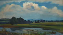 Otakar Nejedlý, Summer Afternoon, 1924, oil on canvas