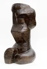 Miloslav Chlupáč, Getting Undressed, 1961, bronze