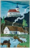 Josef Lada, Otter, 1944, gouache on cardboard