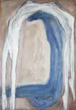Jitka Válová, Two Figures (Under the Weight), 1980s, mixed media (pastel, oil) on canvas