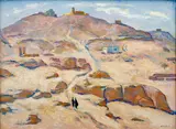 Emil Orlík, Landscape near Aswan