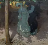 Tavík František Šimon, Shadows of Electric Streetlamps, Paris