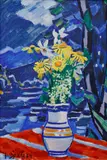 Václav Špála, Yellow Daisies with Lilies of the Valley