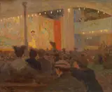Karel Špillar, The Paris Café, 1904, oil on canvas