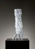 Rony Plesl, Trees Grow from the Sky, 2022, molten crystal glass (Vitrum Vivum technology)