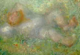 Grigorij Musatov, Muzhik Dreaming, 1936, oil on canvas