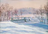 František Kaván, Footbridge in Winter