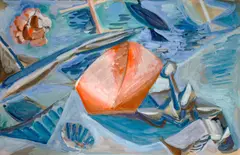 Jan Bauch, Harbour, 1933, tempera on cardboard
