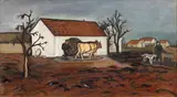 Vojtěch Sedláček, Winter Day, 1921, oil on canvas