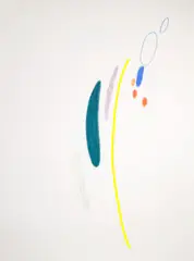 Karel Malich, Air Light, 2009, mixed media (pastel, tempera) on paper