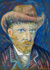 Václav Havel, Vincent van Gogh's Self-Portrait, 1950s, oil on canvas laid down on cardboard