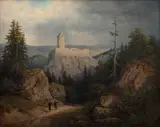 Louise Piepenhagen, View of Kokořín, 1869, oil on canvas