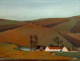 Vlastimil Beneš, Farmhouse in the brown fields