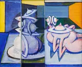 Jiří Načeradský, Algerian Women, 1978, oil on canvas