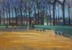 Bohumil Kubišta, Florence, 1906–1907, pastel on paper