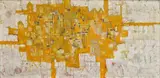 Richard Fremund, Yellow City, 12/30/59, oil on canvas