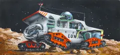 Teodor Rotrekl, Lunar Tank, before 1963, mixed media (gouache, tempera) on cardboard
