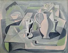 Jaroslav Král, Still Life with a Piano, 1934, oil on canvas