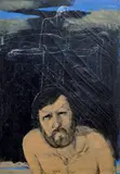 Bohumil Žemlička, Self-Portrait, 1970, oil on canvas