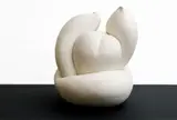 Mária Bartuszová, Four-Part Sculpture (Sprouting), cast in 1997 based on the original 1966 model, plaster