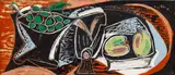 Emil Filla, Still Life with a Glass and Fruit, 1936, mixed media (oil, enamel) on canvas