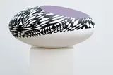 Jan Pištěk, Ovoid, 2022, object (MDF, steel, acrylic, oil)