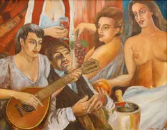 Karel Gott, May Sleep Give Us a Dream, 1996, oil on canvas