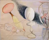 František Janoušek, Interior with a Lamp