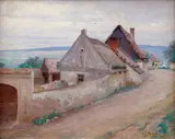Václav Jansa, House along a Road, 1910, oil on canvas
